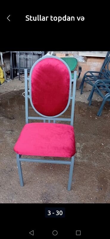 bağça üçün: Yeni, Sadə stul, Metal, Belarusiya — 12