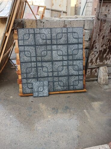 купить формы для декоративного камня: Məhsul: Beton mozaik səki/daş döşəmə plitələri Təsvir: - Açıq bej — 5