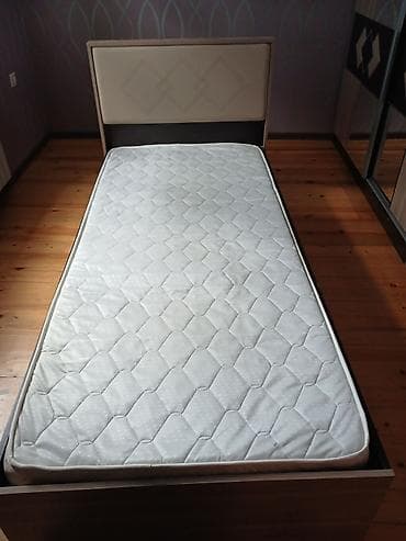 tek kiravatlar: Təknəfərlik çarpayı, Matras ilə — 1