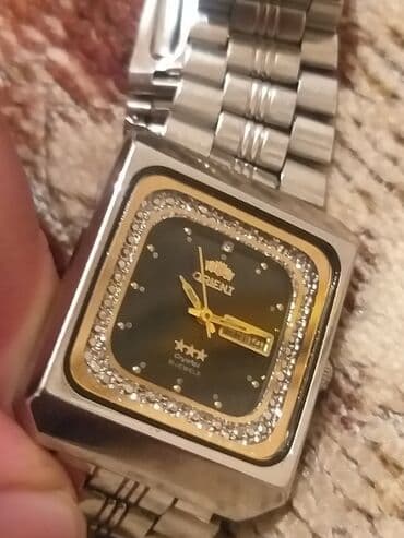 gəlin tacları: Qol saatı, Orient, rəng - Gümüşü — 2