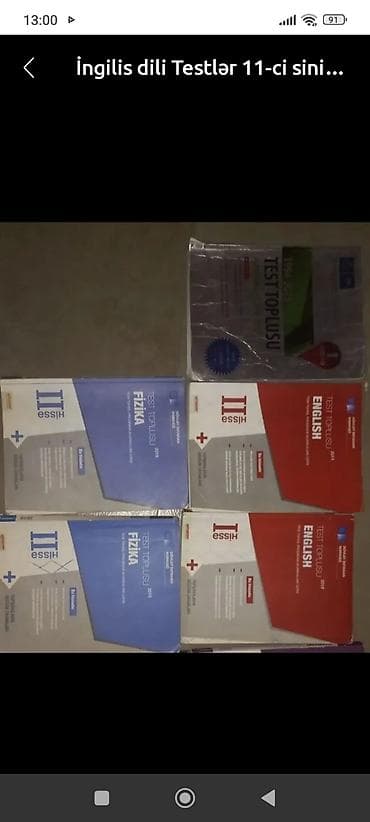 Testlər: 100 dən çox kitab var istəyən ola Vatsapp aktivdir tək biri2₼ Çox — 7