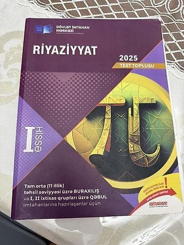 Riyaziyyat 2025 – Test Toplusu (I hissə) 2ci hissəsidə