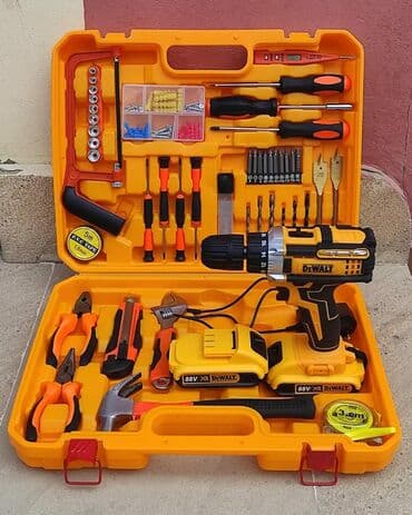 1998 ne ilidi: Drel dəsti yeni keyfiyyətli Dewalt-88V Drel dəsti Drel Nabor dəsti — 1