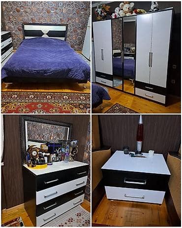 dolab: İkinəfərlik çarpayı, Dolab, Termo, 2 tumba, İşlənmiş — 1