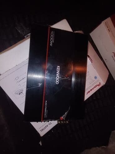 indezit soyuducu: Kenwood KAC-PS804EX – 4 kanallı avtomobil gücləndiricisi. Cəmi 6 ay — 3