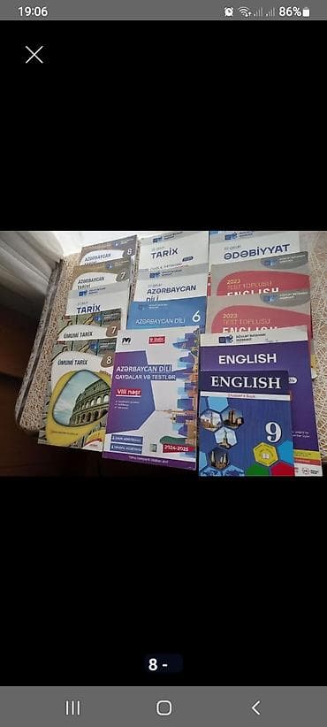 Kitablar biri 3 man.satılır — 9