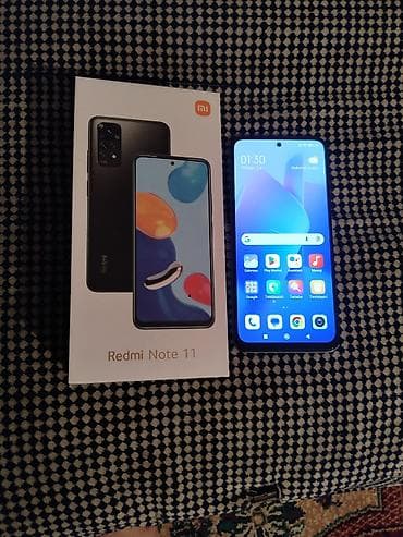 note 11 ikinci el: Redmi Note 11, 64 GB, rəng - Mavi, İki sim kartlı — 1