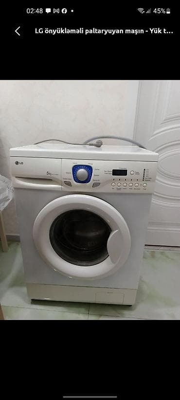 Paltaryuyan maşın LG, 5 kq, İşlənmiş, Avtomat, Qurutmasız, Pulsuz çatdırılma lalafo.az -da Paltaryuyan maşın LG, 5 kq, İşlənmiş, Avtomat, Qurutmasız, Pulsuz çatdırılma