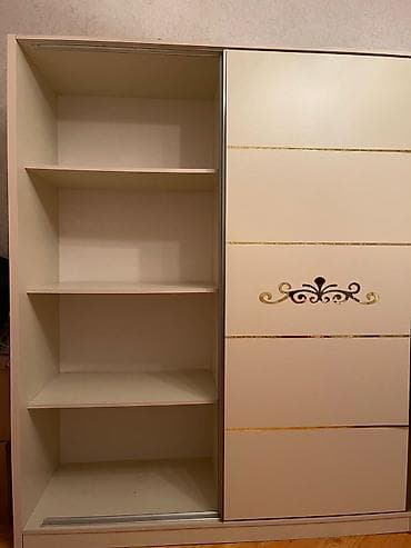 dəhliz dolab: İşlənmiş, 2 qapılı, Güzgülü, Bej, Kupe, Düz dolab — 2