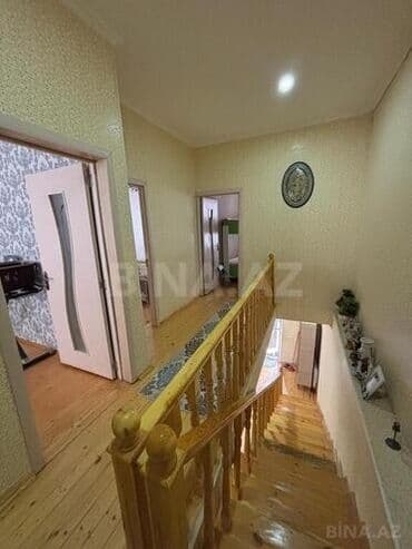 2 mərtəbəli həyət evləri: İki mərtəbəli həyət evi - Ümumi plan: 2 mərtəbə, balkonlu fasad — 25