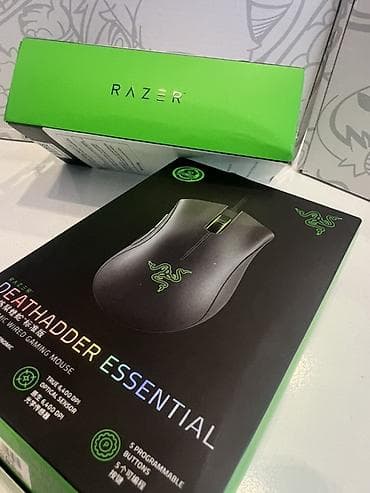 maus pad: Razer DeathAdder Essential – simli oyun siçanı Əsas xüsusiyyətlər: - — 3