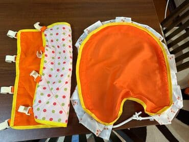 Yerimək üçün arabalar, çəliklər, əsalar, rollatorlar: Uşaq gəzdirəci – Fukang brendi, narıncı/bej rənglərdə. Xüsusiyyətlər — 4