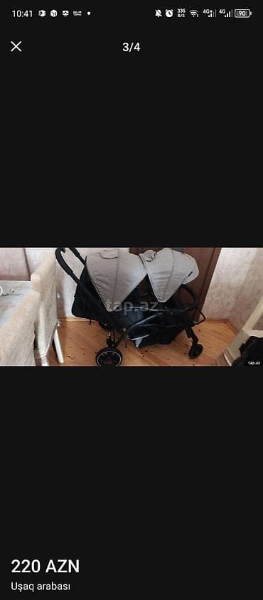 uşaq kolyaska: Əkizlər üçün araba, Kidilo, Yeni, Ödənişli çatdırılma — 3