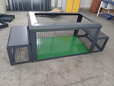 it alanlar: Metall qəfəs–tunel tipli heyvan bölməsi - Material: qalın metal — 2