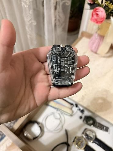 saat remen: Unikal dizaynlı kişi qol saatı - Korpus: şəffaf polikarbonat/gövdə — 2