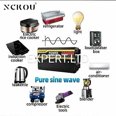 aveo ekran: Saf Sinus Dalğalı Güc İnvertoru – 24V DC → 220V AC - Güc: 2000W / — 4