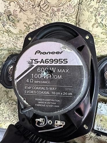 note 14 pro: Avtomobil üçün tam audio dəsti Komplekt: - Pioneer TS-A6978S 6"x9" — 8