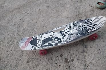 Skateboard (mini-cruiser tərzində)tezedi sürülmeyib - Lövhə: Kompakt