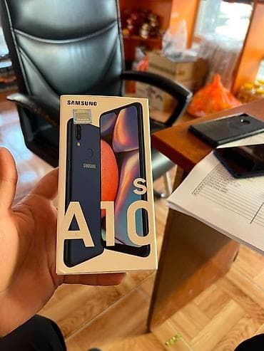 butun telefonlar: Samsung Galaxy A10, 2 GB, rəng - Mavi, Barmaq izi — 6