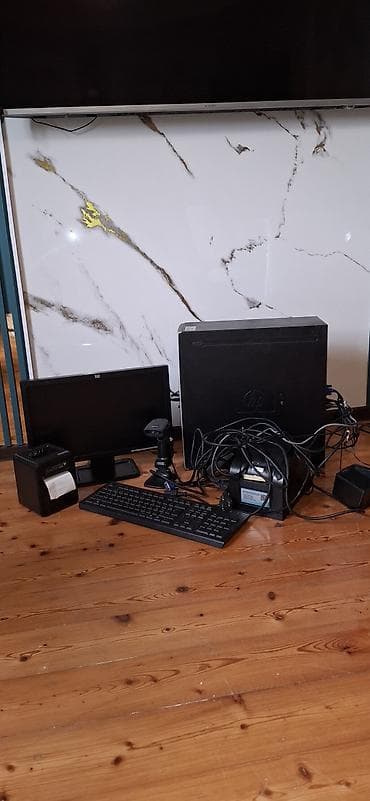 kassa masa: POS (satış nöqtəsi) komplekti – kassa üçün tam sistem Tərkib: - HP — 3