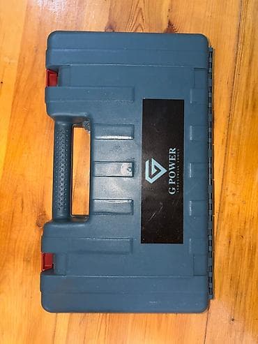 drill: G POWER markalı elektrikli perforator (hammer drill) dəsti. Alət — 4