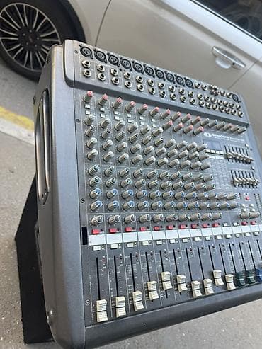 Dynacord PowerMate 1000 – gücləndiricili səs mikseri Xüsusiyyətlər: -