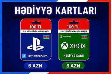 XBOX hesabına pul yüklənməsi.hesab açılması oyun alinmasi. 100 tl 6 — 1