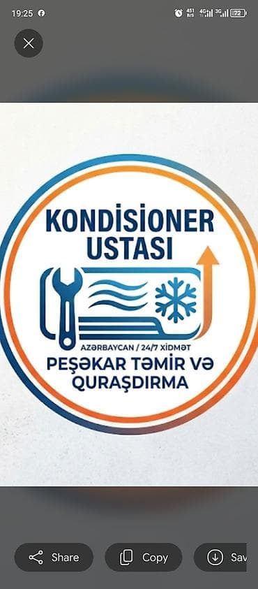 строй материал: Kondisioner quraşdirilmasi və təmiri — 1