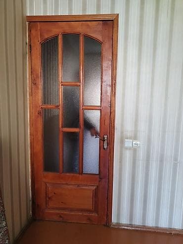 samdan: Taxta interyer qapıları və divar dolabı dəsti - Material: təbii ağac — 1