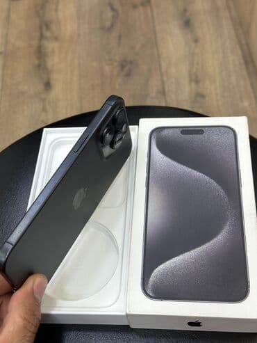 IPhone 15 Pro Max, 256 GB, Black Titanium, Face ID