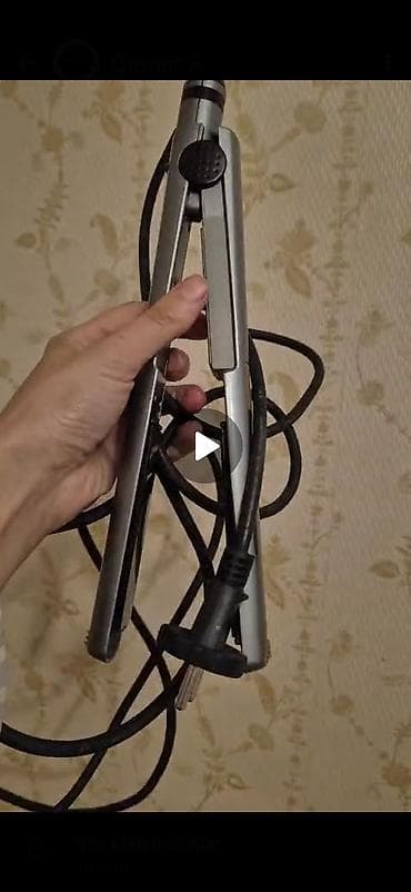 Kondisionerlər: Saç düzləndirici (elektrikli) - Tip: Şnurla işləyən saç ütüsü - — 1