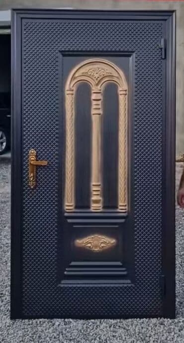 qapi gence: Məhsul: Dəmir giriş qapıları - Material: qalın metal/dəmir — 4