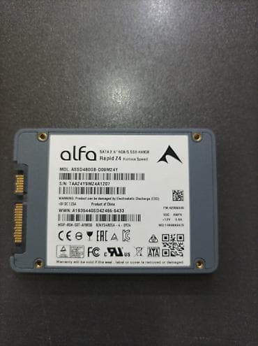 komputer cantası: Daxili SSD disk 480 GB, 2.5", İşlənmiş — 2