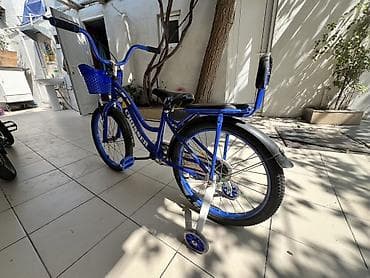 teker velosiped: Uşaq velosipedi – CROSser, mavi rəng. Xüsusiyyətlər: - Təxminən 18–20 — 4