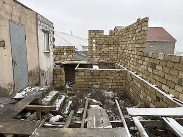 bineqedide evlerin satisi: 3 sot Torpaq sahəsi və yarımçıq tikili - Şəkillərdə görünən — 8