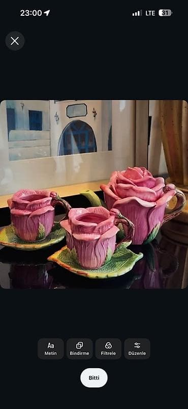 Çay dəsti, Keramika