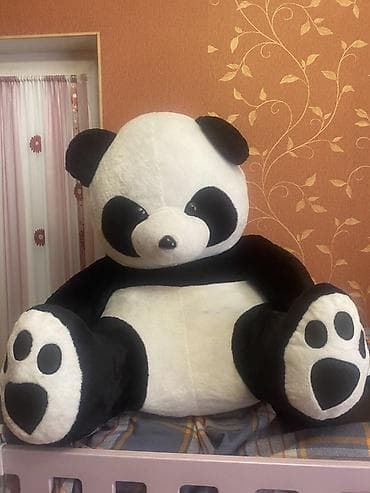 besik oyuncagi: Nəhəng ölçülü panda plyuş oyuncağı - Həqiqi panda rənglərində — 3