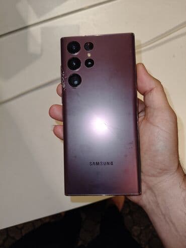 samsung galaxy s25 ultra qiyməti: Samsung Galaxy S22 Ultra, 256 GB, rəng - Bənövşəyi, Qırıq — 2