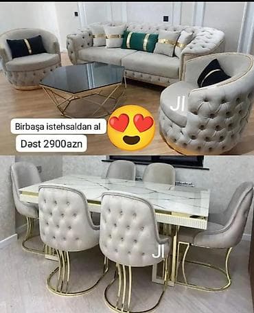 ucuz stollar: Yeni, Masa və oturacaqlar, Kredit yoxdur — 1