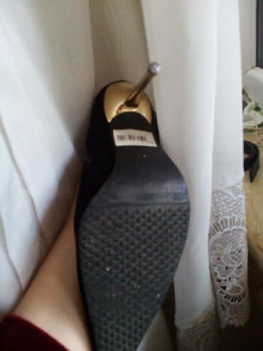 çəkmə: Ölçü: 38.5, rəng - Qara, Yeni — 4