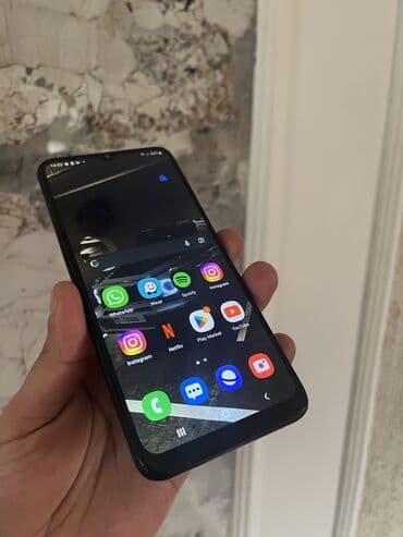 telefin: Samsung Galaxy A02 S, 32 GB, rəng - Qara, Barmaq izi, Face ID — 5