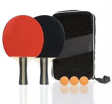 bilək espanderi: Stolüstü tennis dəsti - Dəst tərkibi: 2 ədəd raket (qırmızı və qara — 1