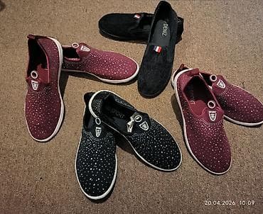 Qadınlar üçün slip-on idman ayaqqabıları 38-39 ölçü - Model: “SPORT”