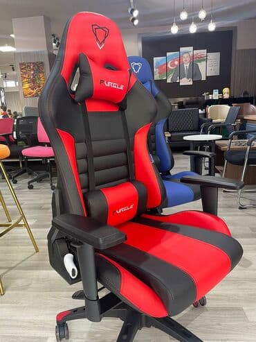 стул на колесиках: Новый, С колесиками, Рукояти регулируются, Кожзаменитель — 1