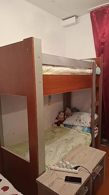 usag ucun: Oğlan və qız üçün, Çarpayı, Matras ilə, Siyirməsiz, Taxta — 2