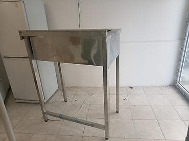 Оборудование для мойки: Paslanmayan poladdan hazırlanmış sənaye tipi birgözlü yuyucu lavabо — 4