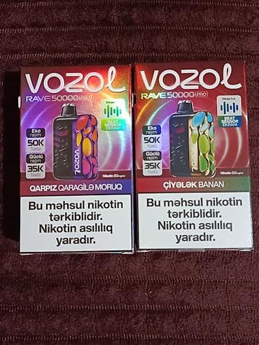 Vozol 50 k ciyelek banan 35 AZN qarpiz qaragile moruq 35 AZN cüt alana