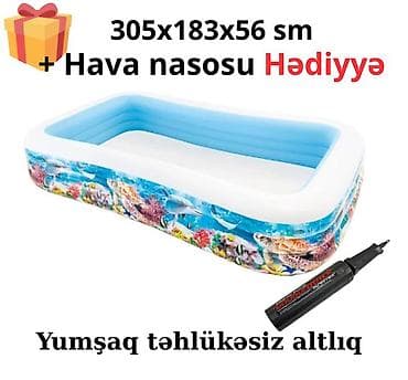 pool: Yeni Şişmə hovuz Intex, 3.1 - 4 m, 1001 - 1500 l — 1
