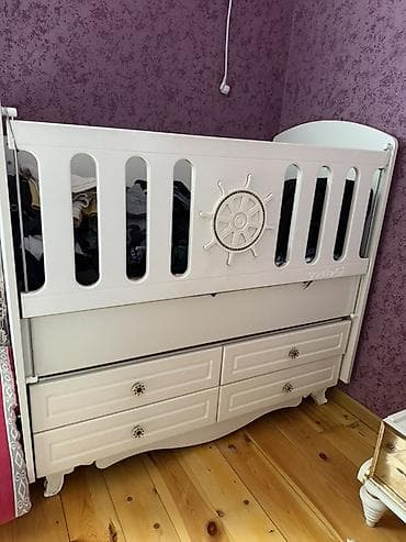 yellence: Oğlan və qız üçün, Dördbucaq, Beşik, Matrassız, Yellənmə mexanizm ilə — 1