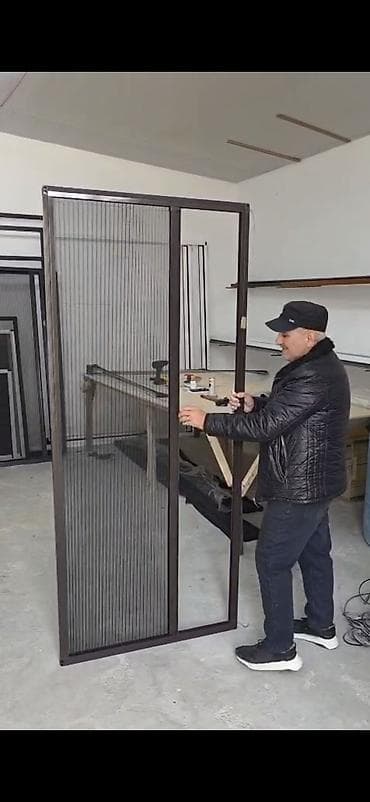 ev qapilari taxta: Ağcaqanad toru Qapı üçün — 1